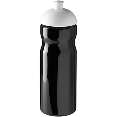 H2O Active® Base 650 ml Sportflasche mit Stülpdeckel, schwarz/weiß