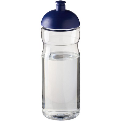 H2O Active® Base 650 ml Sportflasche mit Stülpdeckel, transparent/blau