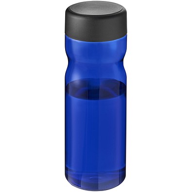 H2O Active® Base Tritan™ 650-ml-Sportflasche mit Drehdeckel, blau/schwarz
