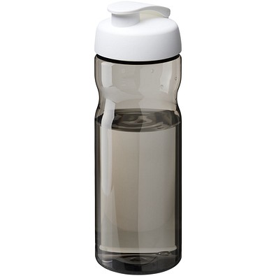 H2O Active® Base Tritan™ 650 ml Sportflasche mit Klappdeckel, kohle/weiß