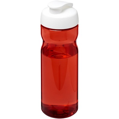 H2O Active® Base Tritan™ 650 ml Sportflasche mit Klappdeckel, rot/weiß