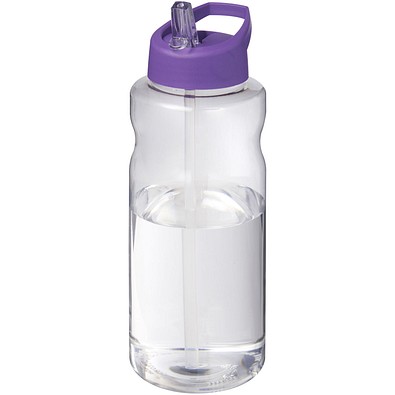 H2O Active® Big Base 1L Sportflasche mit Ausgussdeckel, lila