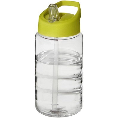 H2O Active® Bop 500 ml Sportflasche mit Ausgussdeckel, transparent/limone