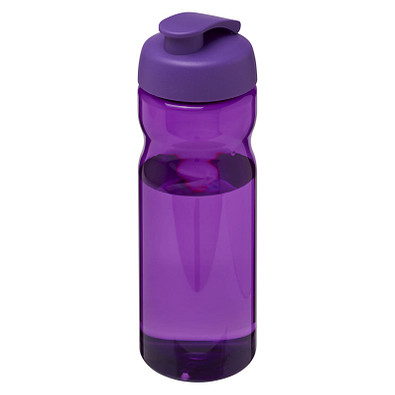 H2O Active® Eco Base 650 ml Sportflasche mit Klappdeckel, lila/ lila