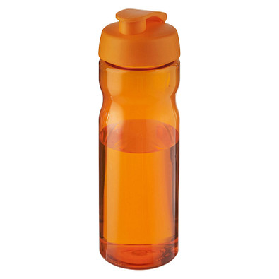 H2O Active® Eco Base 650 ml Sportflasche mit Klappdeckel, orange/ orange