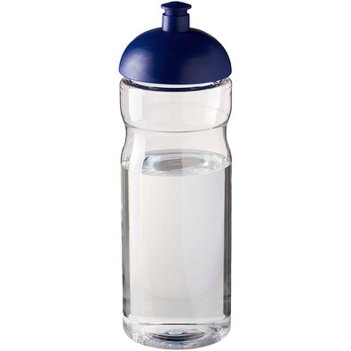 H2O Active® Eco Base 650 ml Sportflasche mit Stülpdeckel, transparent/blau