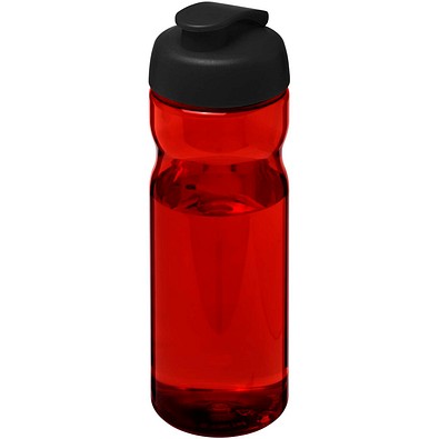 H2O Active® Eco POP Base 650 ml Sportflasche mit Klappdeckel, rot