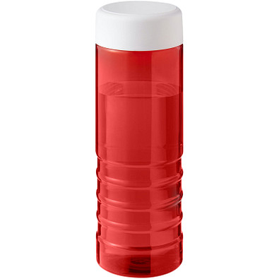 H2O Active® Eco Treble 750 ml Sportflasche mit Drehdeckel, rot, weiß