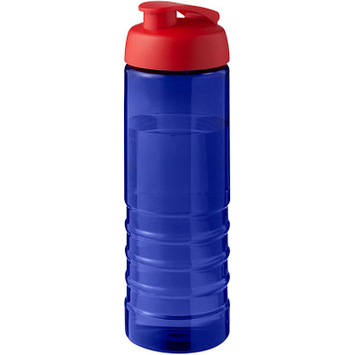 H2O Active® Eco Treble 750 ml Sportflasche mit Stülpdeckel & Trinkklappe, blau, rot