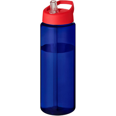 H2O Active® Eco Vibe 850 ml Sportflasche mit Ausgussdeckel, blau, rot