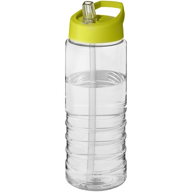 H2O Active® Treble 750 ml Sportflasche mit Ausgussdeckel, transparent/limone
