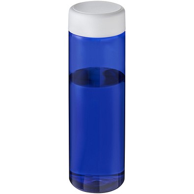 H2O Active® Vibe 850 ml Sportflasche mit Drehdeckel, blau/weiß