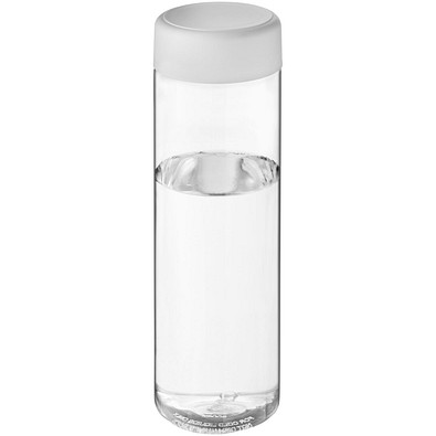 H2O Active® Vibe 850 ml Sportflasche mit Drehdeckel, transparent/weiß