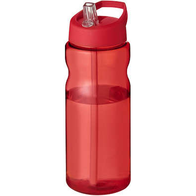 H2O Base Sportflasche mit Ausgussdeckel, 650 ml, rot
