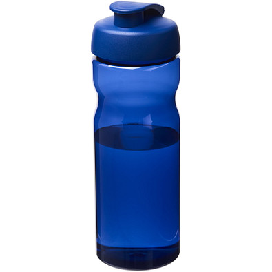 H2O Eco Sportflasche mit Klappdeckel, 650 ml, blau