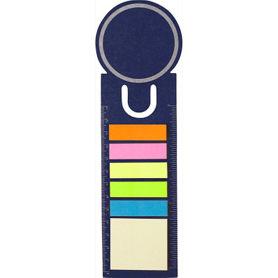 Haftnotiz-Lesezeichen, blau
