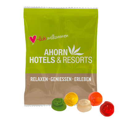 HARIBO Fruchtgummi 10g, @-Zeichen, Weiße Folie