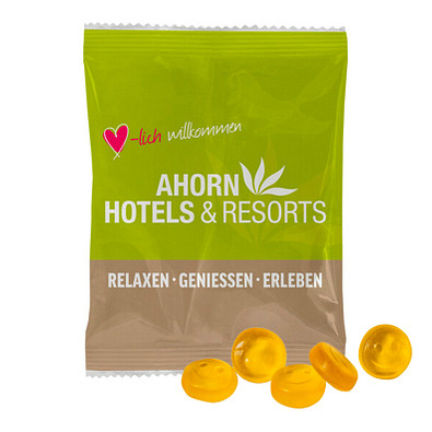 HARIBO Fruchtgummi 10g, Smile, Weiße Folie