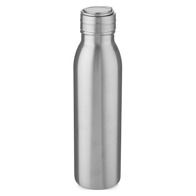 Harper 700 ml RCS-zertifizierte Sportflasche aus Edelstahl mit Metallschlaufe, silber