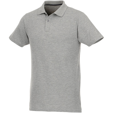 ELEVATE Herren Poloshirt Helios, heather grau, XS
