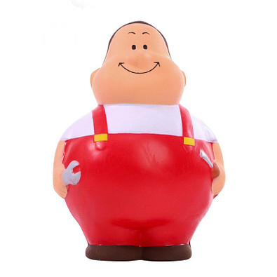 Herr Bert® Anti-Stress-Figuren Handwerker Bert, rot