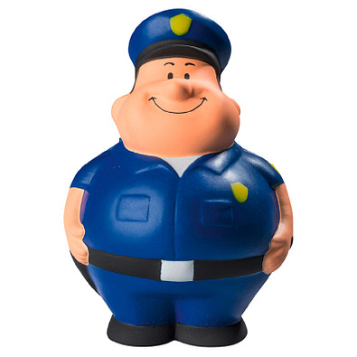 Herr Bert® Anti-Stress-Figuren Polizei-Bert, blau