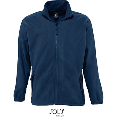 Herren Fleecejacke North, L, Navy