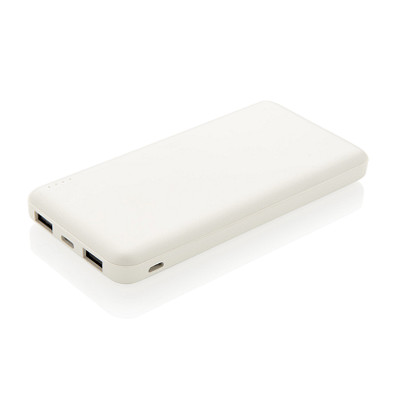 XD COLLECTION Pocket Powerbank High Density, 10.000 mAh, weiß