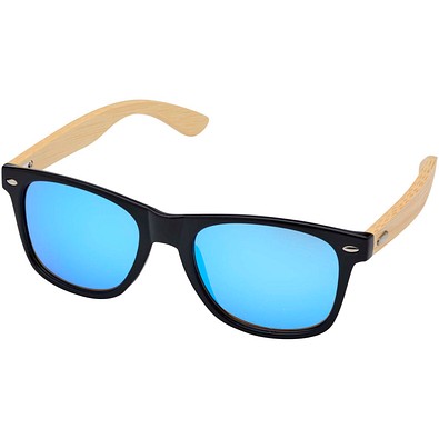 Hue Sonnenbrille mit Bambusbügeln, blau