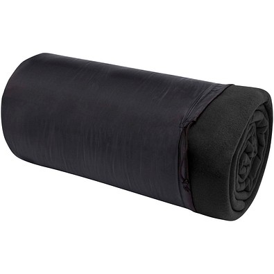 Huggy Fleecedecke mit Hülle 220 × 250 cm, schwarz