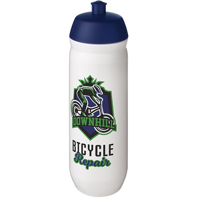 HydroFlex™ 750 ml Sportflasche, blau, weiß