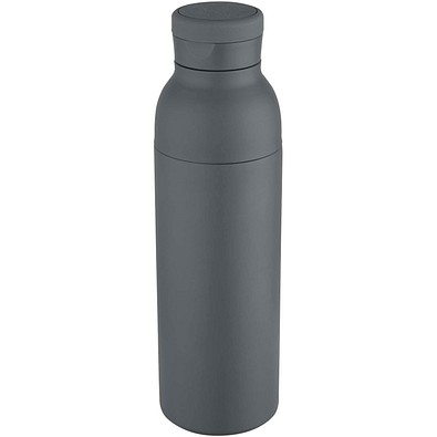 Illuminate 650 ml RCS doppelwandige Isolierflasche aus recyceltem Edelstahl, dämmergrau