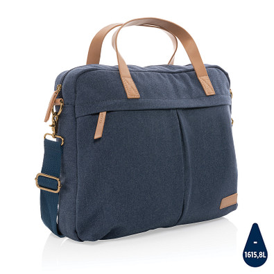 Impact AWARE™ 16 oz. rCanvas Laptop-Tasche, blau