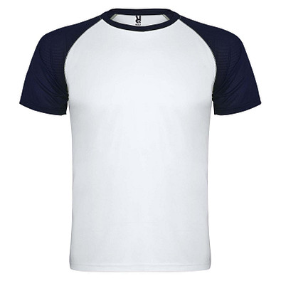 Indianapolis T-Shirt Unisex, weiß / Navy Blue, XL