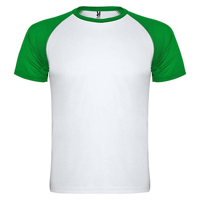 Indianapolis T-Shirt Unisex, weiß / farngrün, XL