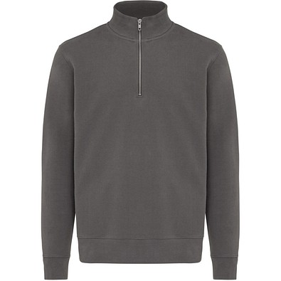 IQONIQ Elgon Quarter-Zip-Sweater, anthrazit, XL