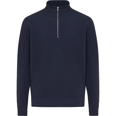 IQONIQ Elgon Quarter-Zip-Sweater, navy blau, XL