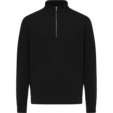 IQONIQ Elgon Quarter-Zip-Sweater, schwarz, XL