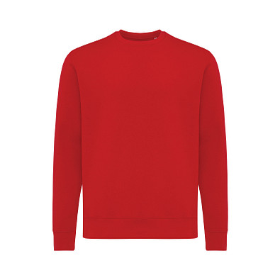 Iqoniq Etosha Lightweight Sweater aus recycelter Baumwolle, rot, L