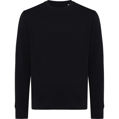 IQONIQ Etosha Lightweight Sweater aus recycelter Baumwolle, schwarz, XXS