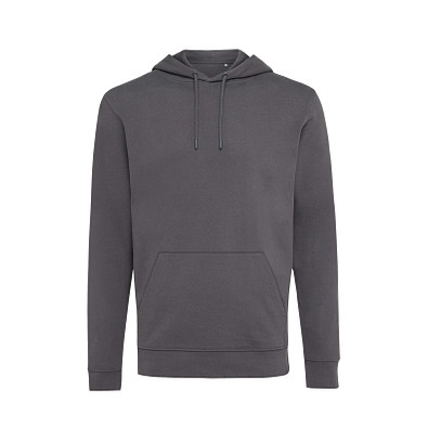 Iqoniq Jasper Hoodie aus recycelter Baumwolle, anthrazit, S