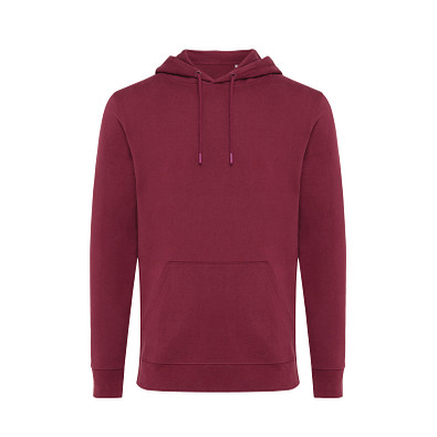 Iqoniq Jasper Hoodie aus recycelter Baumwolle, burgunderrot