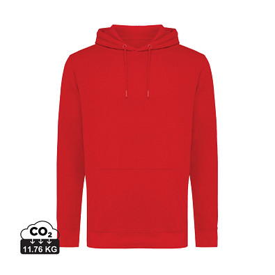 Iqoniq Jasper Hoodie aus recycelter Baumwolle, rot, L