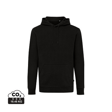 Iqoniq Jasper Hoodie aus recycelter Baumwolle, schwarz, XS