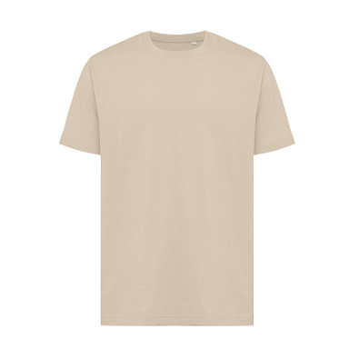 Iqoniq Kakadu relaxed T-Shirt aus recycelter Baumwolle, desert, S