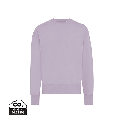Iqoniq Kruger Relax-Rundhals-Sweater, lavender, XXXL