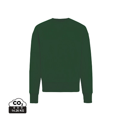 Iqoniq Kruger Relax-Rundhals-Sweater, waldgrün, XXXL