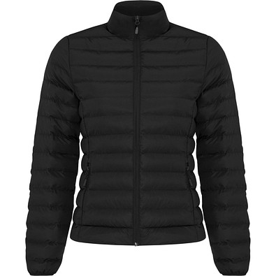 IQONIQ Maiko Damen Steppjacke aus recyceltem Polyester, schwarz, XXS