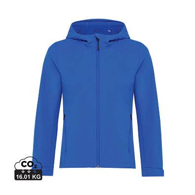 Iqoniq Makalu Damen Softshelljacke aus recyceltem Polyester, Königsblau, XS