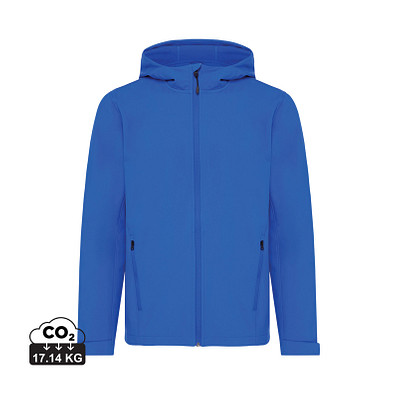 Iqoniq Makalu Herren Softshelljacke aus recyceltem Polyester, Königsblau, L